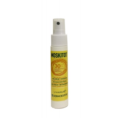 MOSKITOT Emulsión Fluida SPF30 y repelente natural