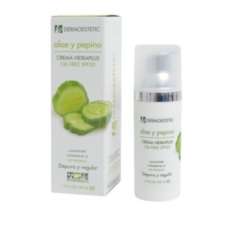 aloe y pepino CREMA HIDRAPLUS OIL-FREE SPF20 50ml